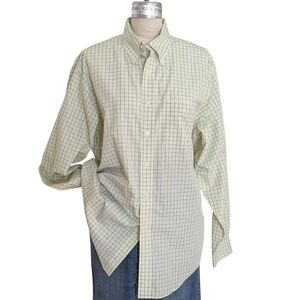 Brooks Brothers No Iron Button Down Shirt Size Large